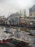 Large Oil on Board The Thames Listed Artist Sheila Appleton (3 of 12) Large Oil on Board The Thames Listed Artist Sheila Appleton (3 of 12)