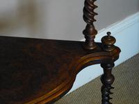 A Victorian figured walnut corner whatnot (3 of 5) A Victorian figured walnut corner whatnot (3 of 5)