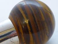 Walking Stick Cane 1918 Hallmarked Solid Silver Pommel Bamboo Shaft Tigers Eye (7 of 11) Walking Stick Cane 1918 Hallmarked Solid Silver Pommel Bamboo Shaft Tigers Eye (7 of 11)