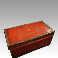 Regency Red Leather Camphorwood Trunk (3 of 8) Regency Red Leather Camphorwood Trunk (3 of 8)