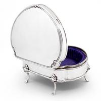 Antique Walker & Hall Shaped Silver Jewellery Box (3 of 6) Antique Walker & Hall Shaped Silver Jewellery Box (3 of 6)