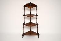 Antique Victorian Walnut Inlaid Corner Whatnot (3 of 15) Antique Victorian Walnut Inlaid Corner Whatnot (3 of 15)