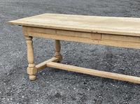 Large Bleached Oak Farmhouse Dining Table with Extensions & Storage (12 of 35) Large Bleached Oak Farmhouse Dining Table with Extensions & Storage (12 of 35)