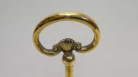 Georgian 15" Brass Door Stop, Door Porter - Fleur De Lys (6 of 7) Georgian 15" Brass Door Stop, Door Porter - Fleur De Lys (6 of 7)