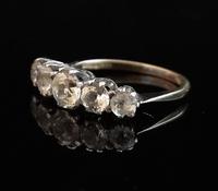 Antique paste half hoop ring, 9ct gold and silver (7 of 13) Antique paste half hoop ring, 9ct gold and silver (7 of 13)