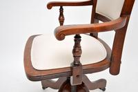 Antique Victorian Mahogany Swivel Desk Chair (6 of 10) Antique Victorian Mahogany Swivel Desk Chair (6 of 10)