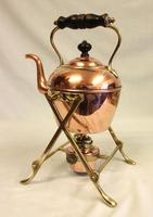 Antique Copper & Brass Kettle on Stand (6 of 7) Antique Copper & Brass Kettle on Stand (6 of 7)