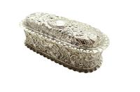 Antique Victorian Sterling Silver Ring Box 1895 (2 of 9) Antique Victorian Sterling Silver Ring Box 1895 (2 of 9)