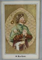 Antique Illuminated Watercolour of Saint Rochus (7 of 7) Antique Illuminated Watercolour of Saint Rochus (7 of 7)