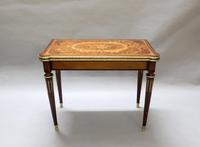 French Louis XVI Style Marquetry Card Occasional Table (13 of 13) French Louis XVI Style Marquetry Card Occasional Table (13 of 13)