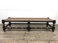 Early 20th Century Turned Oak Footstool with Cane Top (3 of 12) Early 20th Century Turned Oak Footstool with Cane Top (3 of 12)