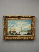 Oil Painting of a Harbour Scene (3 of 11) Oil Painting of a Harbour Scene (3 of 11)