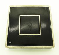 Stig Lindberg - Gustavsberg Scandinavian Art Pottery 8"sq Domino Dish c.1955 (4 of 5) Stig Lindberg - Gustavsberg Scandinavian Art Pottery 8"sq Domino Dish c.1955 (4 of 5)
