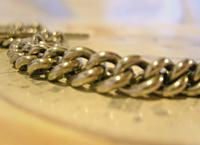 Victorian Pocket Watch Chain 1890s Antique Albo Silver Curb Link Albert With T Bar (7 of 12) Victorian Pocket Watch Chain 1890s Antique Albo Silver Curb Link Albert With T Bar (7 of 12)