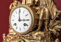 Lovely 1860’s French Spelter Striking Figurine Mantel Clock by Japy Frères (3 of 7) Lovely 1860’s French Spelter Striking Figurine Mantel Clock by Japy Frères (3 of 7)