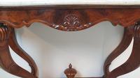 Pair of 19th Century Marble Topped Walnut Console Tables (8 of 9) Pair of 19th Century Marble Topped Walnut Console Tables (8 of 9)