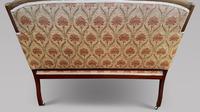 Art Nouveau Mahogany Inlaid Salon Settee (4 of 5) Art Nouveau Mahogany Inlaid Salon Settee (4 of 5)