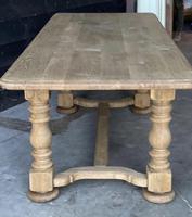 French Bleached Oak Refectory Farmhouse Dining Table (13 of 26) French Bleached Oak Refectory Farmhouse Dining Table (13 of 26)