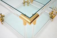 1970’s Pair of Vintage Acrylic & Glass Side Tables (5 of 11) 1970’s Pair of Vintage Acrylic & Glass Side Tables (5 of 11)