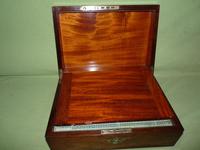 Inlaid Rosewood Writing Box - Extended Office Section c.1870 (14 of 16) Inlaid Rosewood Writing Box - Extended Office Section c.1870 (14 of 16)