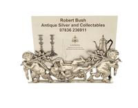 Pair of Antique Victorian Sterling Silver Cherub Menu Holders - 1900 Mappin & Webb (7 of 9) Pair of Antique Victorian Sterling Silver Cherub Menu Holders - 1900 Mappin & Webb (7 of 9)