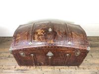Large Leather Bound Dome Top Trunk (3 of 15) Large Leather Bound Dome Top Trunk (3 of 15)