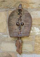 Tribal Carved Mahongwe Reliquary Guardian Gabon