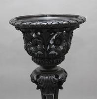 19th Century carved mahogany jardinere (5 of 10) 19th Century carved mahogany jardinere (5 of 10)