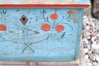 Swedish 'folk art' original blue paint box from hälsingland region, 1847. (19 of 26) Swedish 'folk art' original blue paint box from hälsingland region, 1847. (19 of 26)