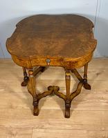 Late Victorian Burr Walnut Card Table (7 of 9) Late Victorian Burr Walnut Card Table (7 of 9)