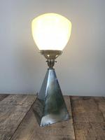 Art Deco Pyramid Starlite Chrome Table Lamp with Original Shade, Rewired & PAT Tested (4 of 7) Art Deco Pyramid Starlite Chrome Table Lamp with Original Shade, Rewired & PAT Tested (4 of 7)