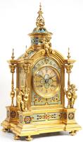 Incredible Antique French Champlevé Ormolu Bronze 8 Day Striking Mantel Clock c.1860 (12 of 13) Incredible Antique French Champlevé Ormolu Bronze 8 Day Striking Mantel Clock c.1860 (12 of 13)