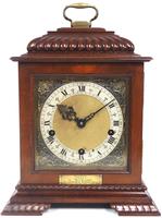 Vintage English Westminster Chime Bracket Clock – Solid Mahogany Musical Mantel Clock (10 of 10) Vintage English Westminster Chime Bracket Clock – Solid Mahogany Musical Mantel Clock (10 of 10)