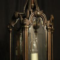 French Bronze Triple Light Antique Hall Lantern (8 of 10) French Bronze Triple Light Antique Hall Lantern (8 of 10)