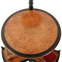 Unusual Amboyna & Ebonised Book Stand (4 of 8) Unusual Amboyna & Ebonised Book Stand (4 of 8)