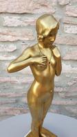 Beautiful “Ferdinand Frick” Art Deco Gilt Bronze c1920 (5 of 6) Beautiful “Ferdinand Frick” Art Deco Gilt Bronze c1920 (5 of 6)