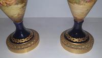 Pair of Hand Painted Early 20th Century French Porcelain Urns (8 of 8) Pair of Hand Painted Early 20th Century French Porcelain Urns (8 of 8)
