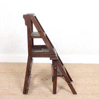 Oak Metamorphic Library Chair Ladder Steps Arts Crafts (3 of 12) Oak Metamorphic Library Chair Ladder Steps Arts Crafts (3 of 12)