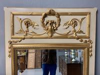 Large French Paint & Gilt Trumeau Mirror (9 of 11) Large French Paint & Gilt Trumeau Mirror (9 of 11)