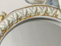 Pair of Small Dresden Victorian Style Porcelain Cherub Table Mirrors (17 of 60) Pair of Small Dresden Victorian Style Porcelain Cherub Table Mirrors (17 of 60)