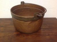 Very Fine 19th Century French Perigordain Copper Cauldron with Cast Iron Handle VGC Plant Holder, Tress Planter Urn (4 of 7) Very Fine 19th Century French Perigordain Copper Cauldron with Cast Iron Handle VGC Plant Holder, Tress Planter Urn (4 of 7)