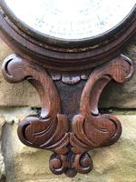 Antique Carved Oak Aneroid Barometer (5 of 7) Antique Carved Oak Aneroid Barometer (5 of 7)