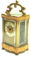 Fine Antique French 8-day Serpentine Fleur De Lis Decorated Panel 8-day Carriage Clock Timepiece c.1890 (4 of 10) Fine Antique French 8-day Serpentine Fleur De Lis Decorated Panel 8-day Carriage Clock Timepiece c.1890 (4 of 10)