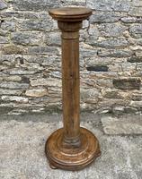 Large Antique Oak Torchere Stand (2 of 13) Large Antique Oak Torchere Stand (2 of 13)