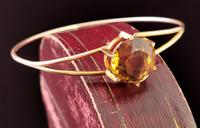 Antique Victorian Scottish Citrine Bangle, 9ct Gold (14 of 15) Antique Victorian Scottish Citrine Bangle, 9ct Gold (14 of 15)