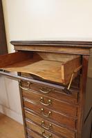 Edwardian Walnut Sheet Music Cabinet. Document Chest of Drawers (3 of 9) Edwardian Walnut Sheet Music Cabinet. Document Chest of Drawers (3 of 9)