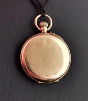 Antique 9ct Gold Half Hunter Pocket Watch, Blue Enamel (13 of 14) Antique 9ct Gold Half Hunter Pocket Watch, Blue Enamel (13 of 14)