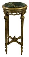 Pair of French Giltwood Carved Marble Top Stands (4 of 6) Pair of French Giltwood Carved Marble Top Stands (4 of 6)