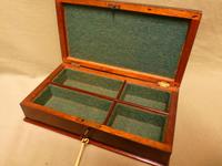 Inlaid Flame Mahogany & Rosewood Box c.1890 (11 of 13) Inlaid Flame Mahogany & Rosewood Box c.1890 (11 of 13)