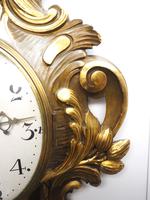 Impressive French Carved Cartel Wall Clock 8 Day Movement Scrolling leaf design 84cm High (13 of 13) Impressive French Carved Cartel Wall Clock 8 Day Movement Scrolling leaf design 84cm High (13 of 13)